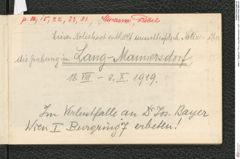 Seite 3, Tagebuch "1919 | Lang-Mannersdorf | Heft 1" (NHMW-PRAE-BBB-09)